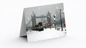 Tower Bridge Snowy