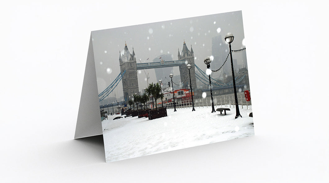 Tower Bridge Snowy